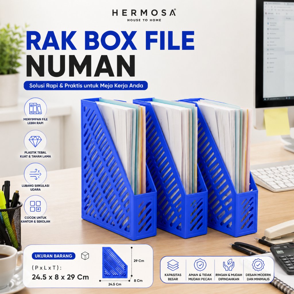 Rak Box File Plastik Magazine SYS Box Multi