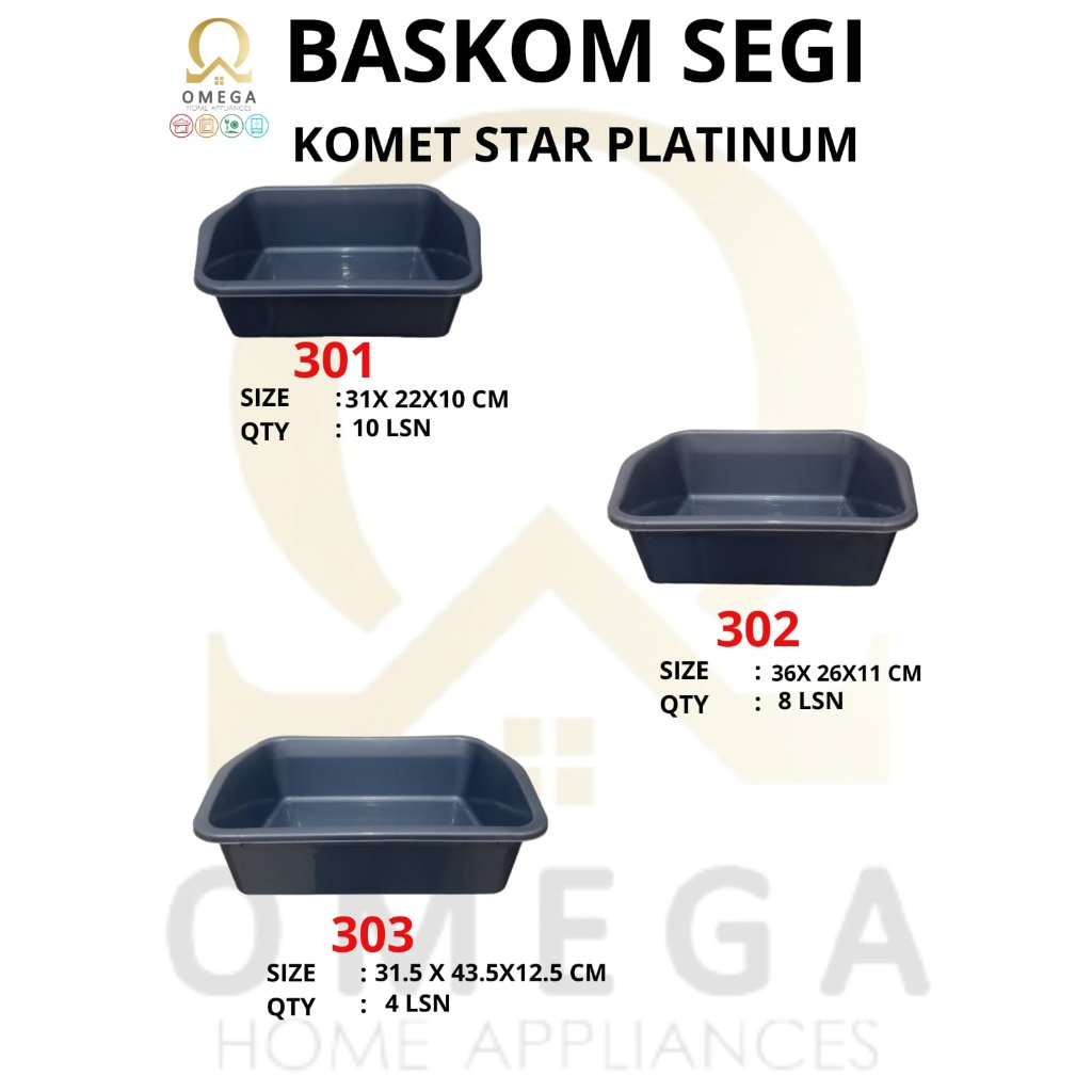 *KHUSUS BATAM* KM BASKOM SEGI PLATINUM BASKOM SEGI PLASTIK BASKOM SEGI SERBAGUNA MULTIFUNGSI WADAH S