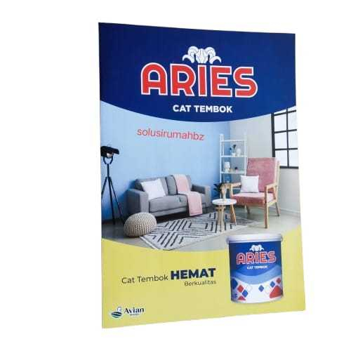 KATALOG CAT ARIES CAT TEMBOK KARTU WARNA