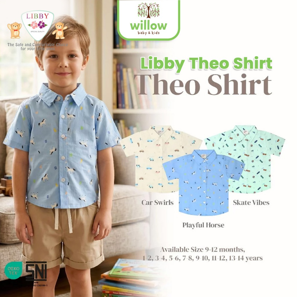 Baju Anak - Libby Theo Shirt