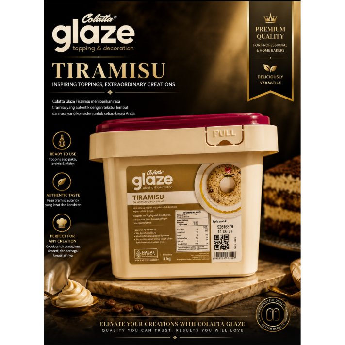 Glaze Tiramisu Colatta / Colatta Glaze Tiramisu - 5 Kg