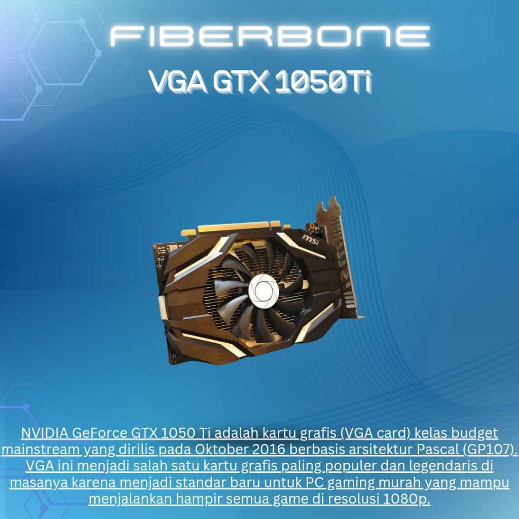 VGA MSI GTX 1050TI