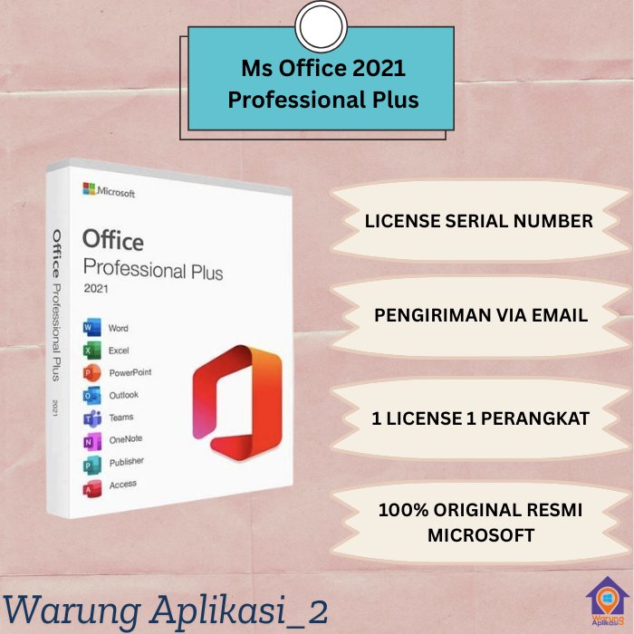 Ms Office 2021 Pro Plus Original License