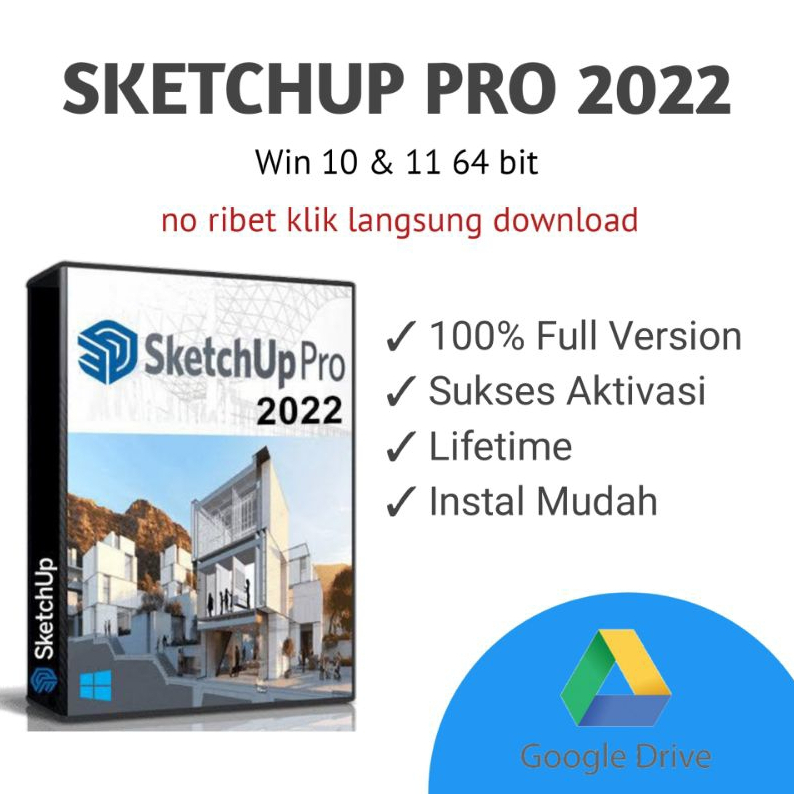 Sketchup Pro 2022 Full Version Lifetime Permanen