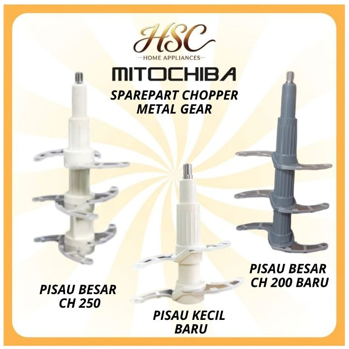 MITOCHIBA SPAREPART PISAU CHOPER CH 200 / CH 250 METAL GEAR