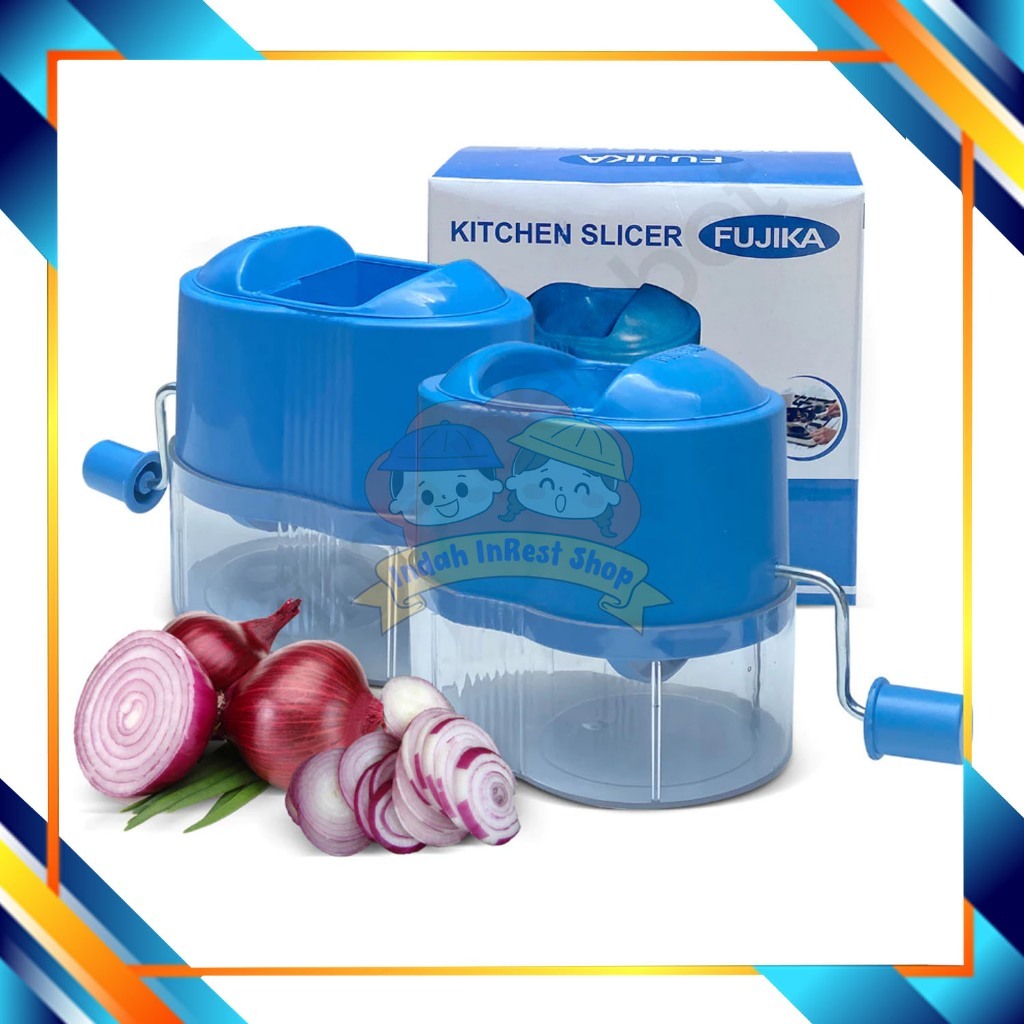 Onion Slicer Alat Iris Bawang Goreng Pisau Pemotong Bawang Merah