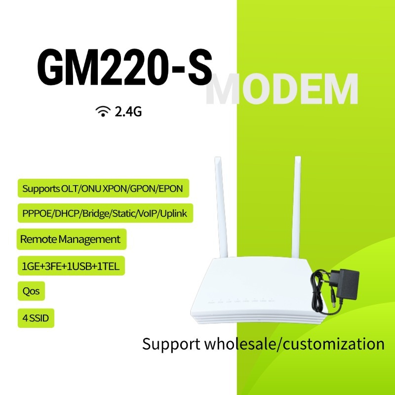 modem gm220s(H220E)   M22X V9 xpon/epon/gpon router wifi ont onu mdm fiber