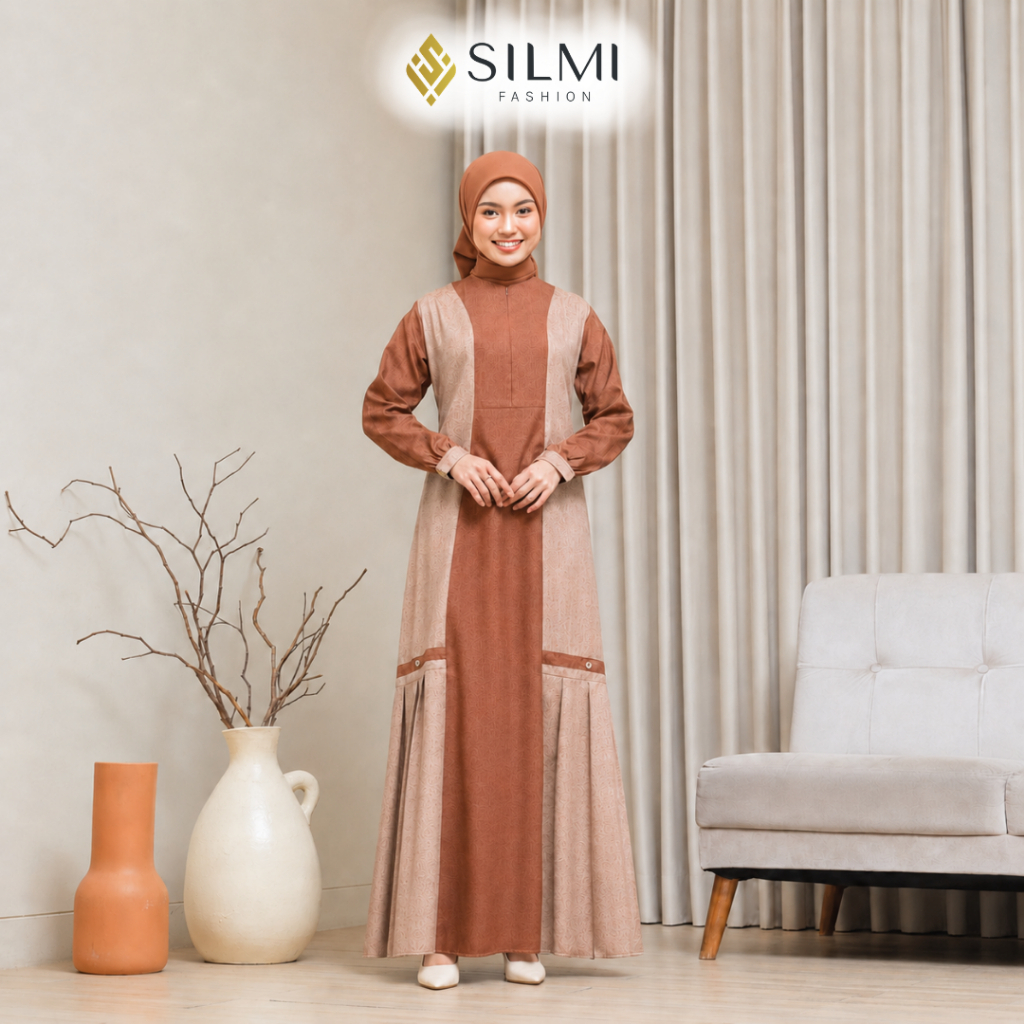 Silmi | Zarin - Gamis Polos Simple Elegan
