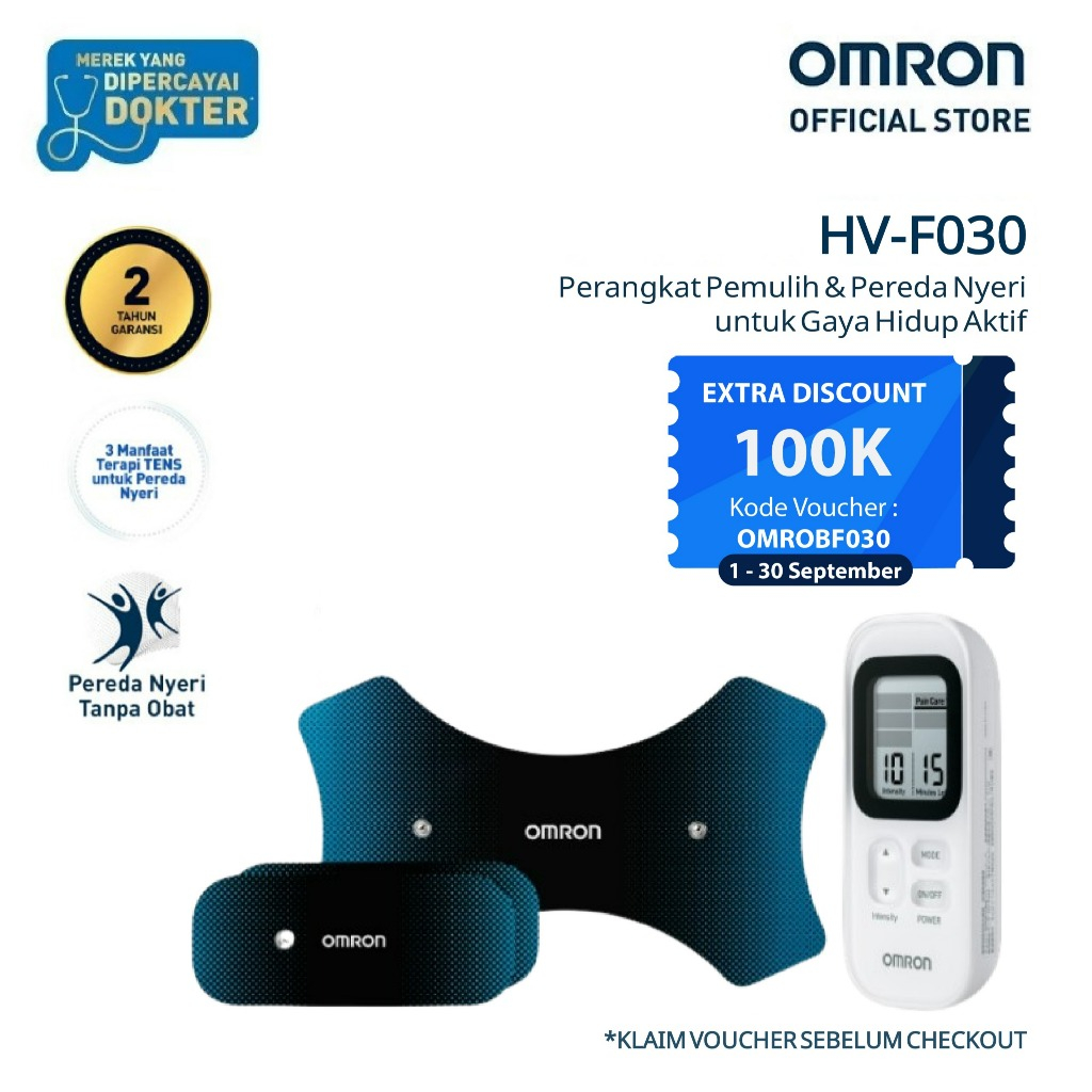 OMRON Sport TENS HV-F030 Alat Pijat Terapi Elektrik