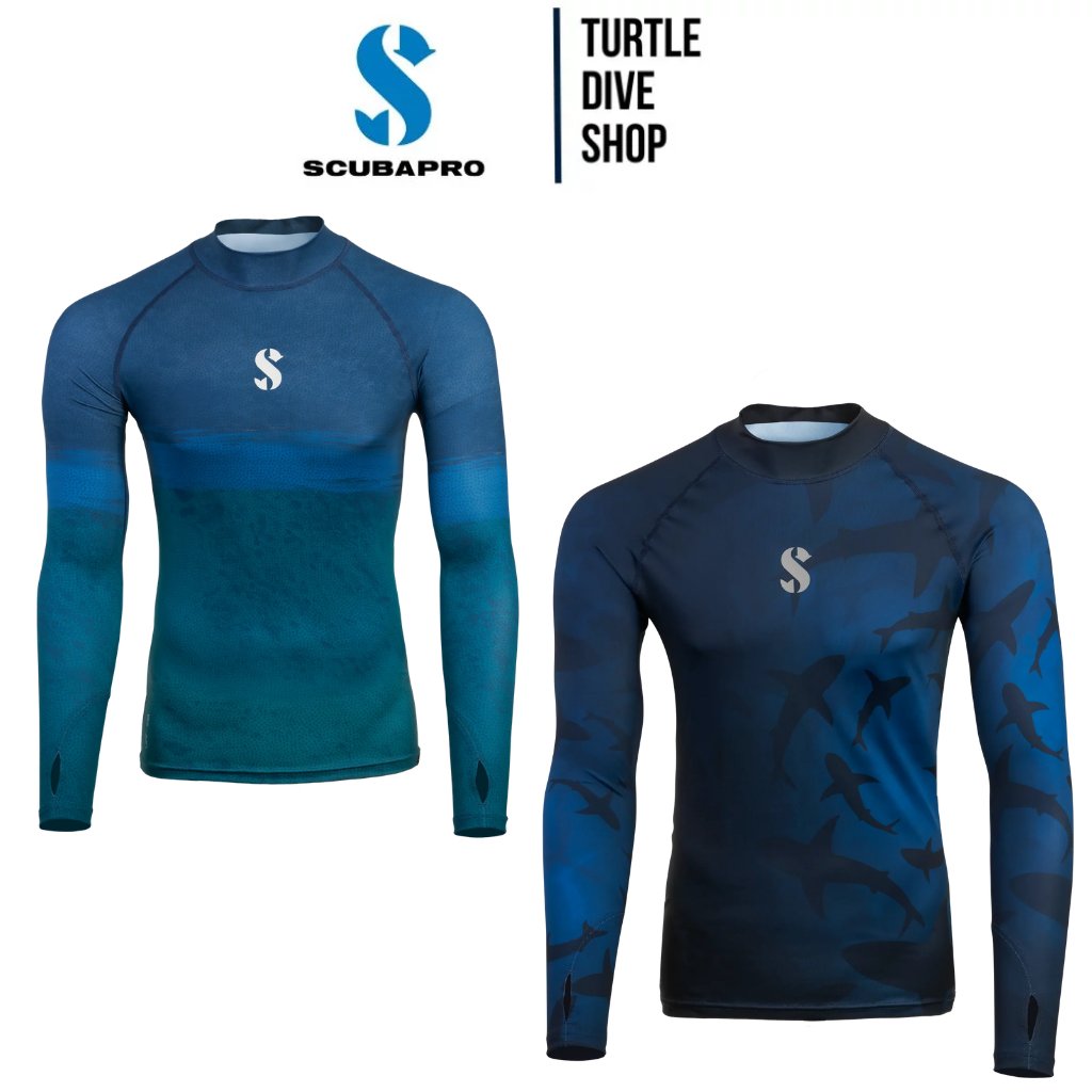 Rash Guard Scubapro T-Flex Lengan Panjang Pria UPF50