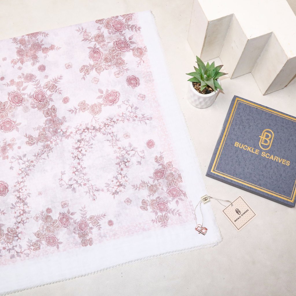 Hijab Motif Seragaman Buckle Scarves/Jilbab Motif premium Buckle Scarves Murah/Hampers Box Scarves