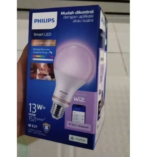 Philips Lampu Smart WIFI LED 13W Color BNIB