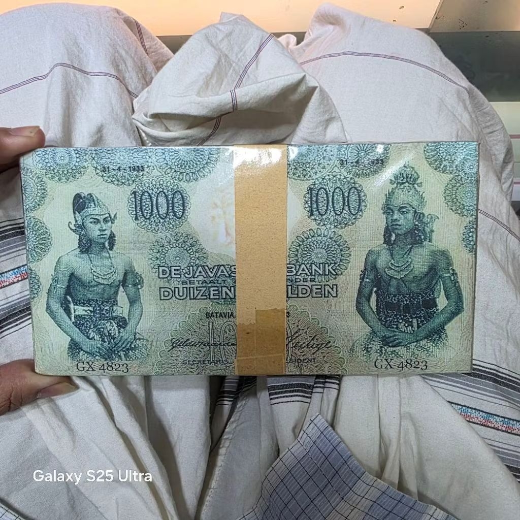 mediahikmah63 koleh uang antik wayang 1000 repro specimen bukan valentin atu ub ubcn brazil