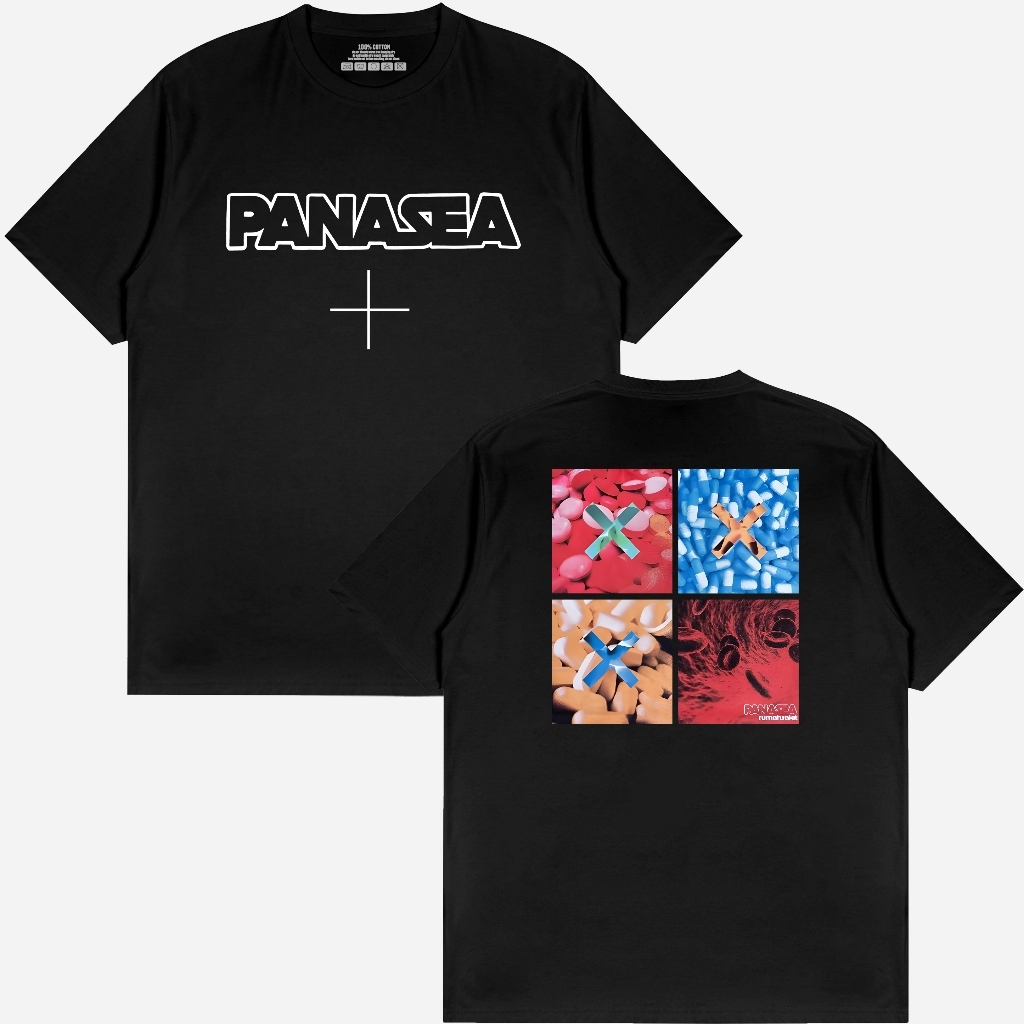 Kaos rumah sakit - panasea texs tshirt band distro katun combed 24s premium unisex