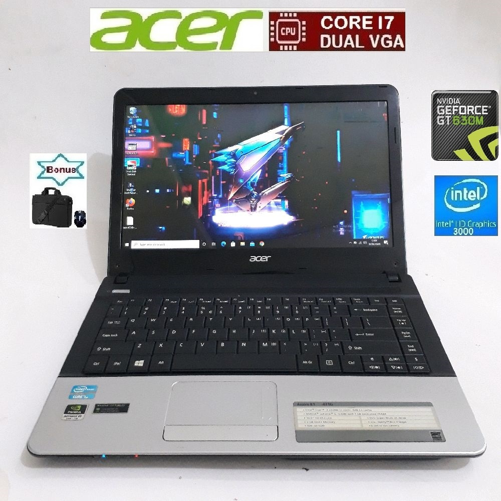LAPTOP ACER CORE I7 SSD 256 RAM 8GB