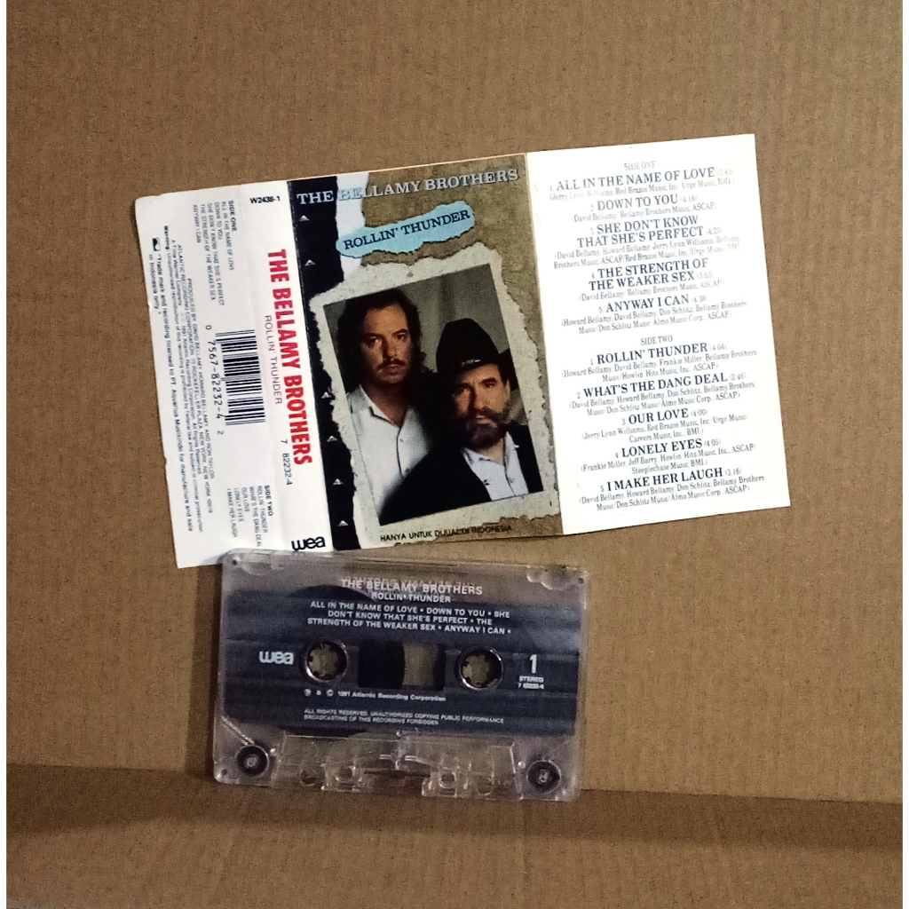 THE BELLAMY BROTHERS - ROLLIN THUNDER - Kaset