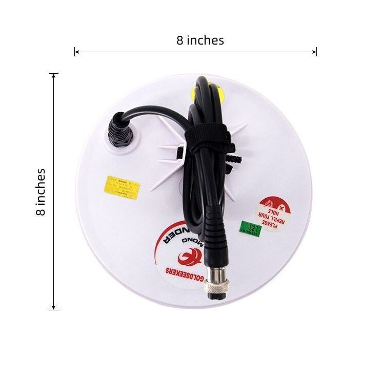COIL MONO SNIPER COMMANDER  8 INCH SPARE PART ORIGINAL METAL DETEKTOR LOGAM GFX7000 GDX8000 GPX5000 
