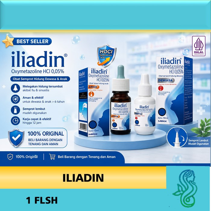ILIADIN TETES HIDUNG DEWASA / ANAK