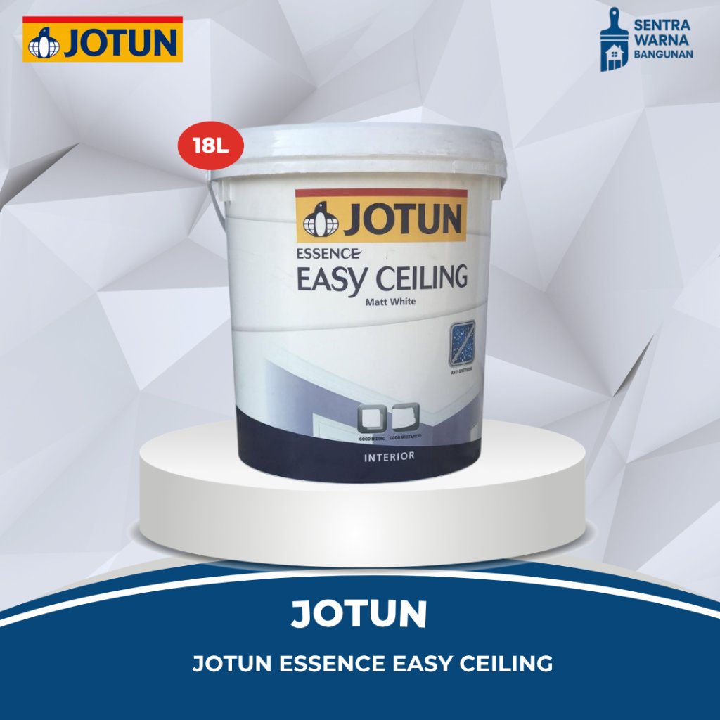 JOTUN-Cat plafon Jotun Essence Easy Ceiling | Ukuran : 18 Liter PUTIH
