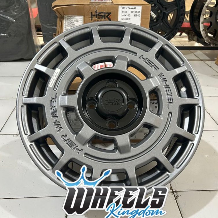 VELG R16 MONOBLOCK HSR MENTAWAI VELG RING 16 GAYA RALLY - AVANZA RAIZE SWIFT MOBILIO
