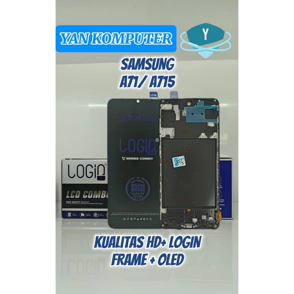 LCD Samsung Galaxy A71 OLED + Frame LOGIN Original Brand