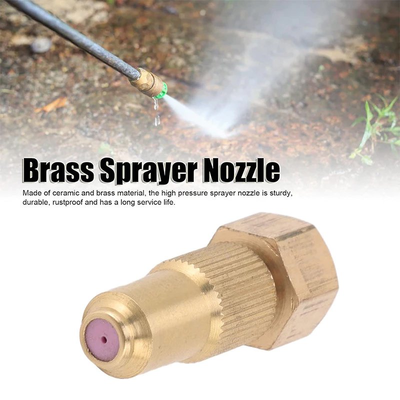 Nozzle Jet Thailand Bahan Kuningan keramik / Nozzle High Pressure Sprayer Mesin