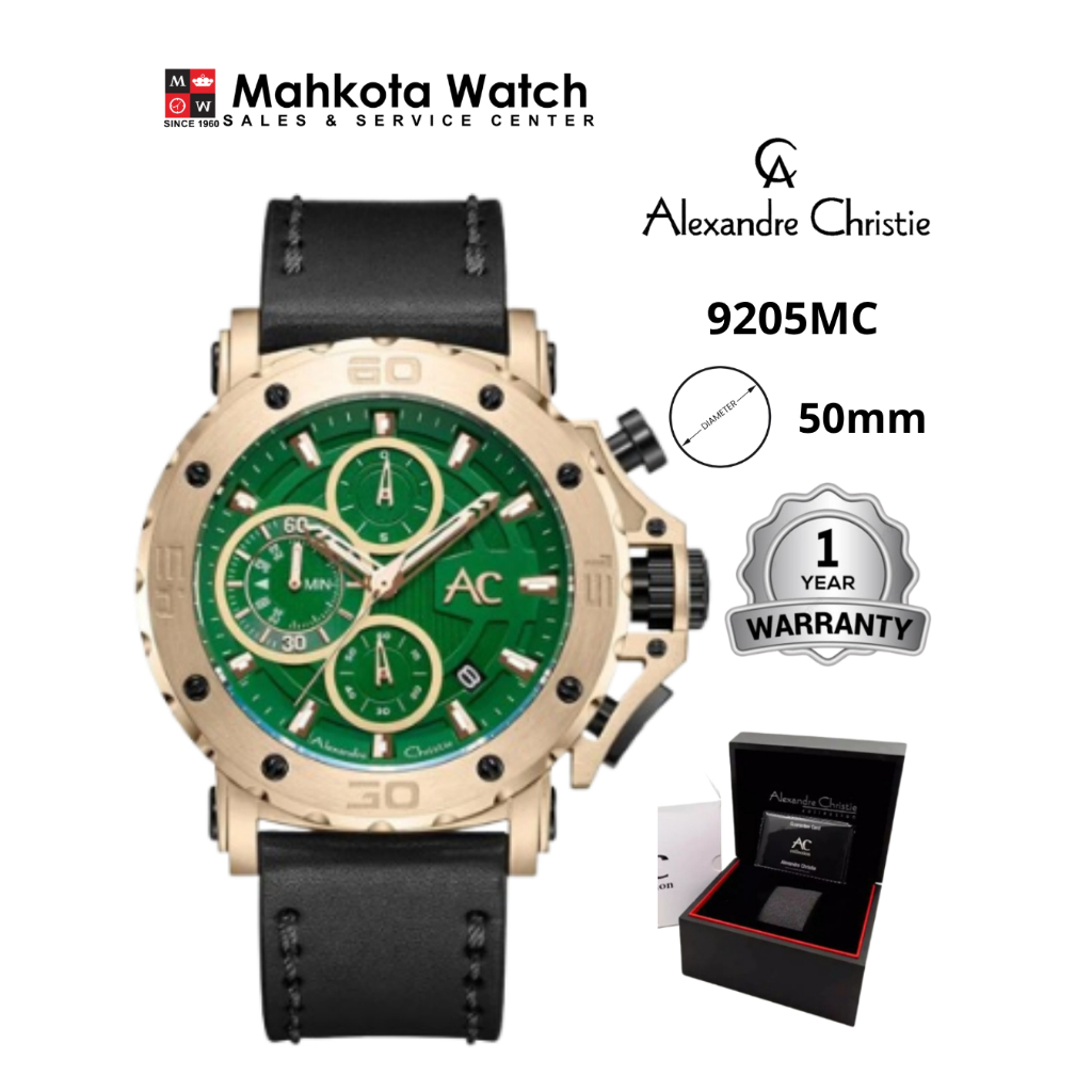 JAM TANGAN PRIA AC COLECTION 9205MC ALEXANDRE CHRISTIE 9205 ORIGINAL