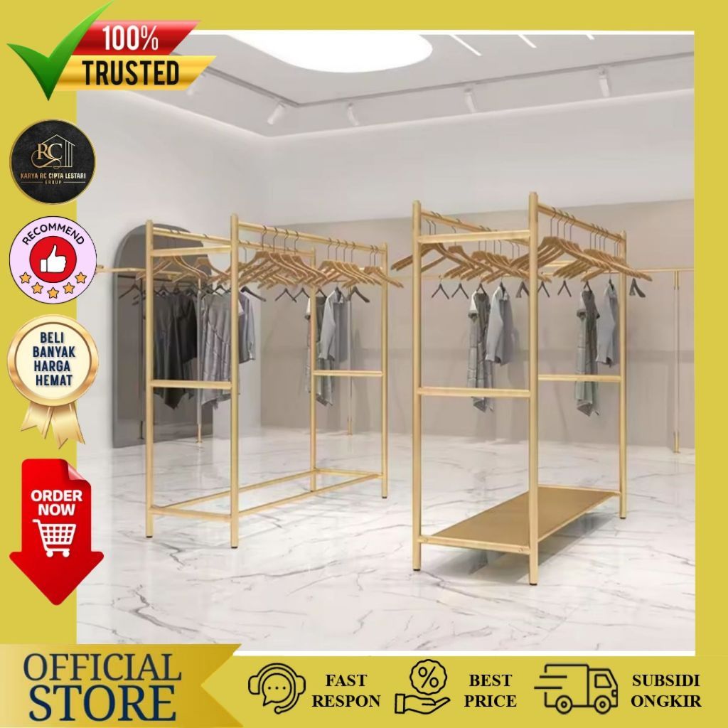 Rak Baju Store Butik Rak Baju Display