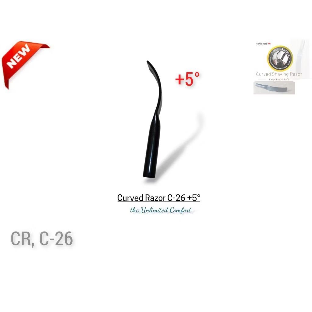 Razor Lengkung Tipe C & S 26 +5° Lengkung