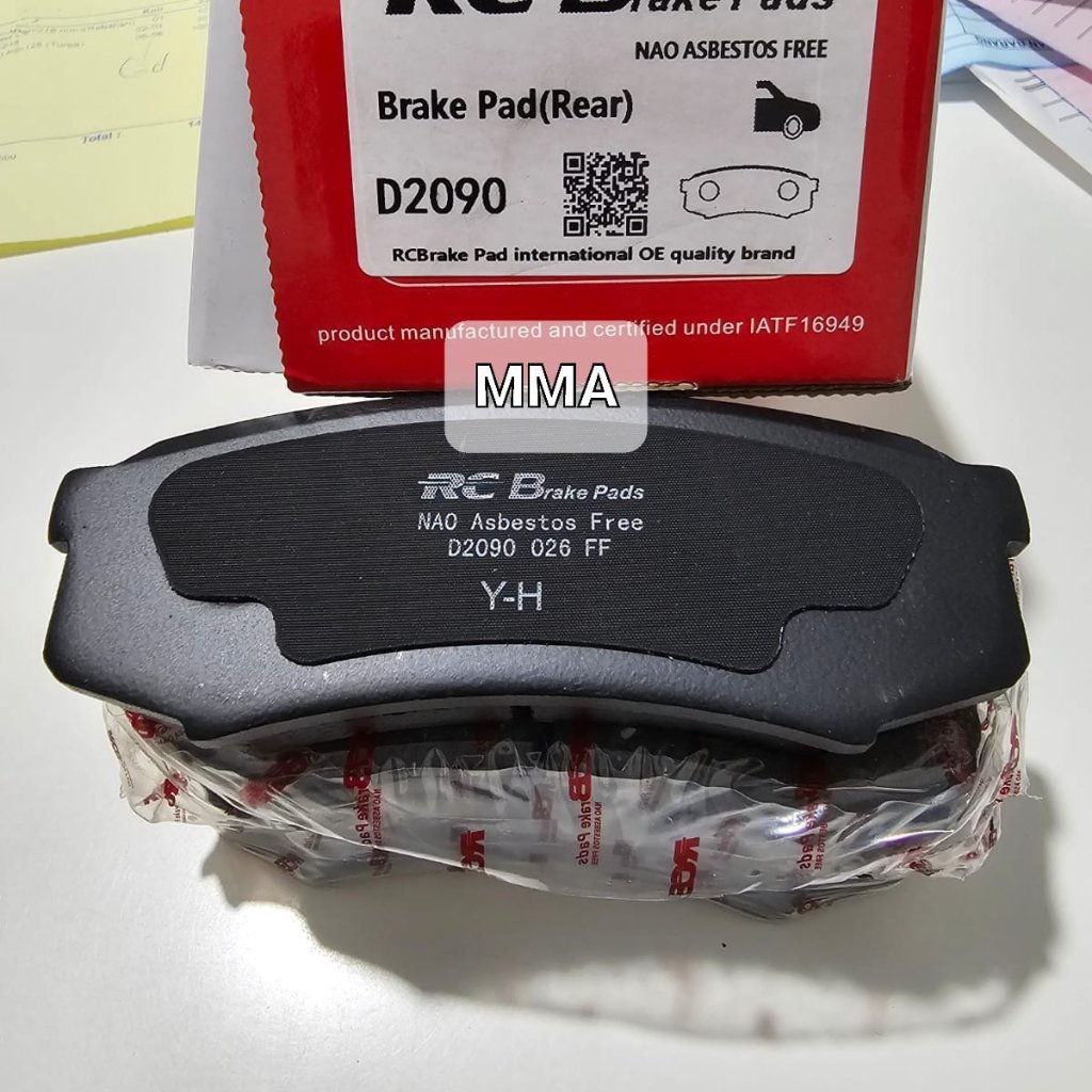 Brake pad kampas rem belakang lc vx80 hdj80 rc asli