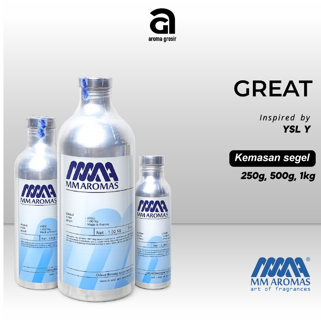 Bibit MMAROMAS Great Inspired by YSL Y Kemasan Segel