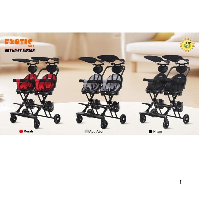 Magic Stroller Twins Kembar Pasific Exotic ET LW366