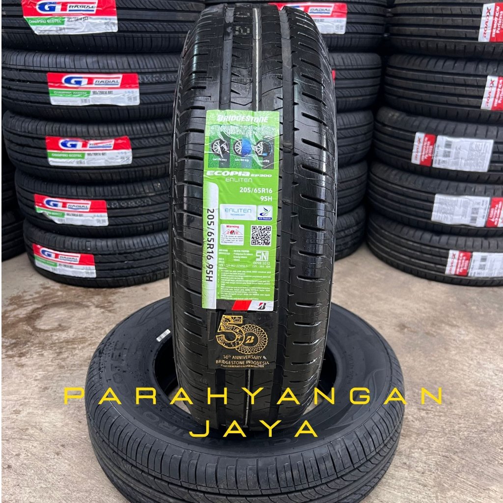 Ban Mobil 205 65 R16 Bridgestone Ecopia EP300 Enliten 205/65 R16 Innova Reborn Teana Grand Vitara