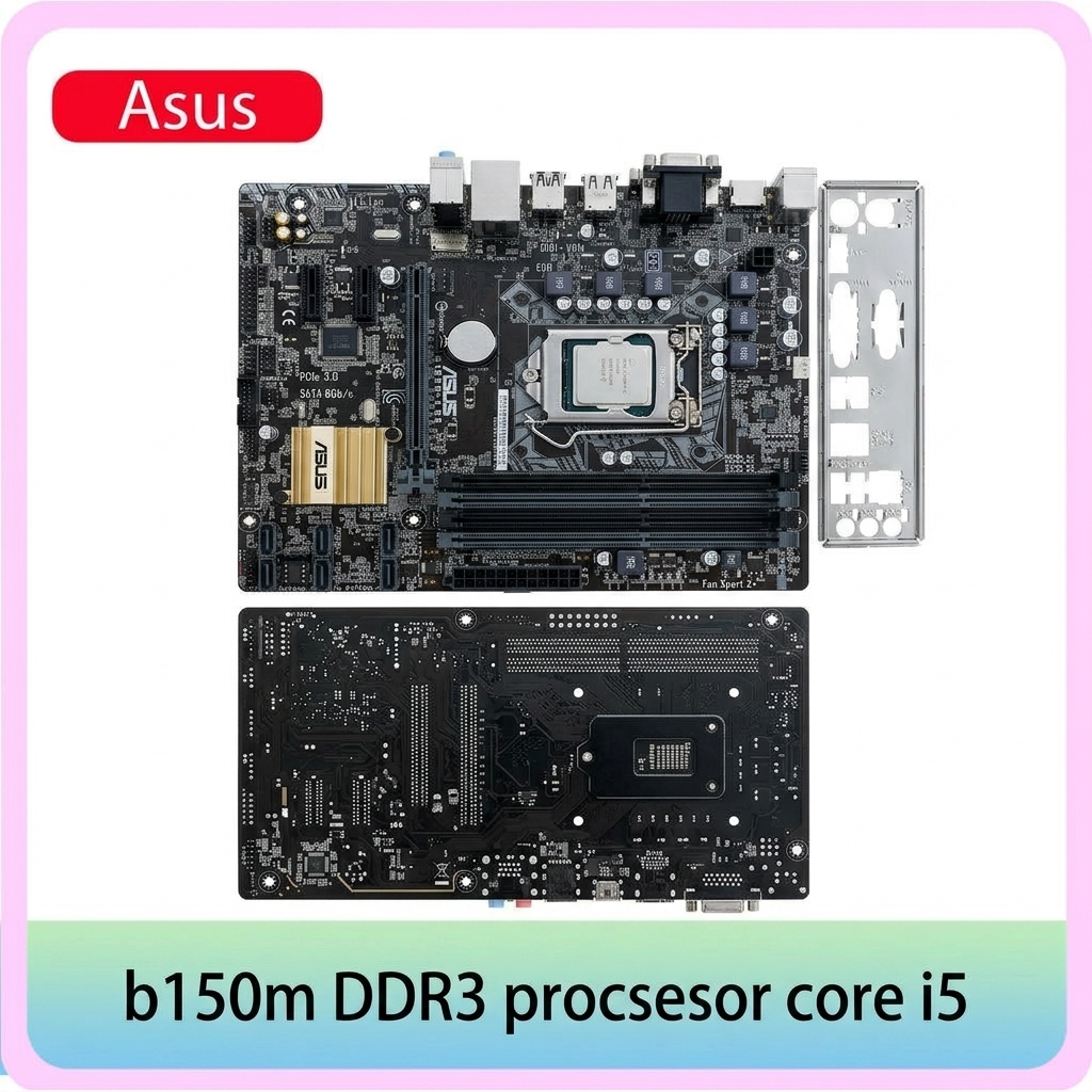 Motherboard Asus b150m DDR3 procsesor core i5