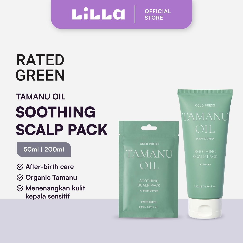 RATED GREEN - Tamanu Oil Soothing Scalp Pack