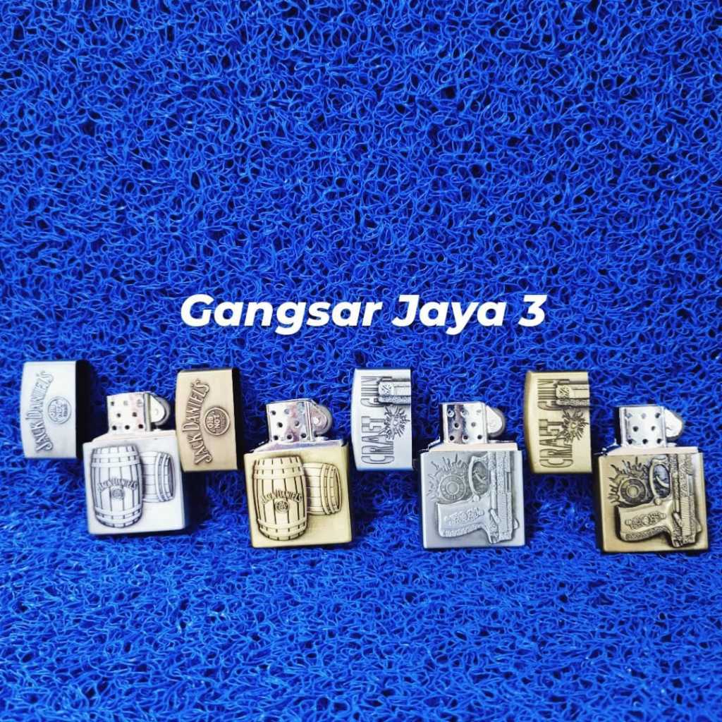 Korek Api Model Zippo Gas _ 1biji / Gangsar Jaya 3