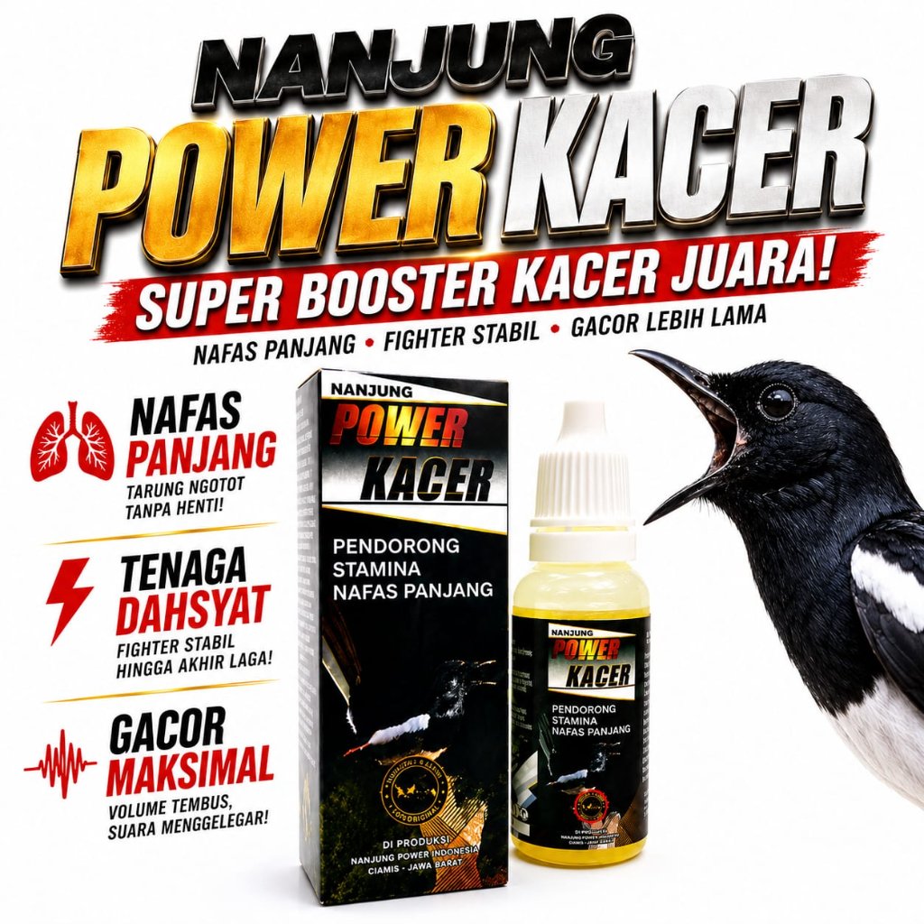 NEW PRODUK PENGGACOR KACER - VITAMIN BURUNG KACER - VITAMIN BURUNG KACER BIAR KONSLET - VITAMIN