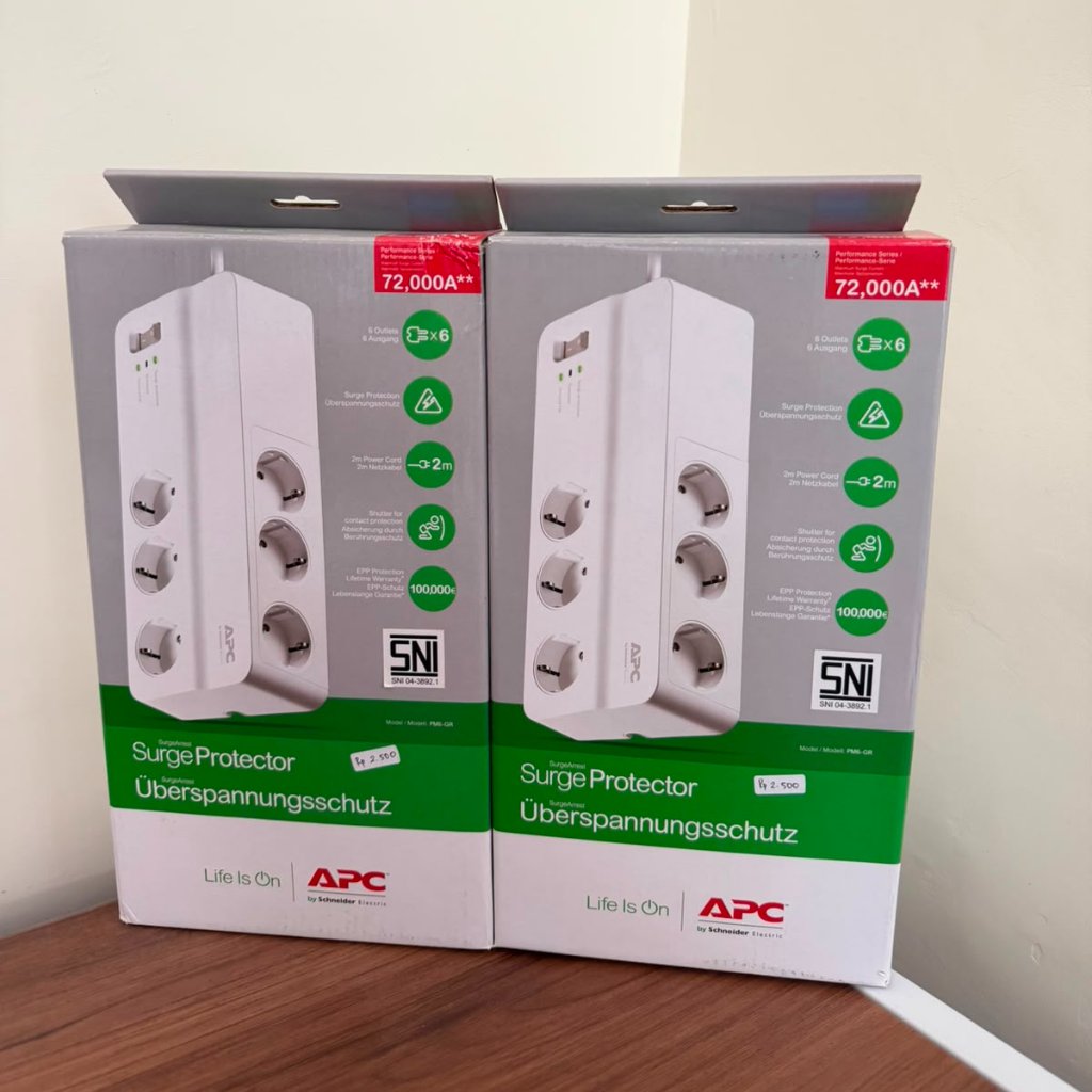 APC Surge Protector PM6GR / PM6-GR colokan anti petir