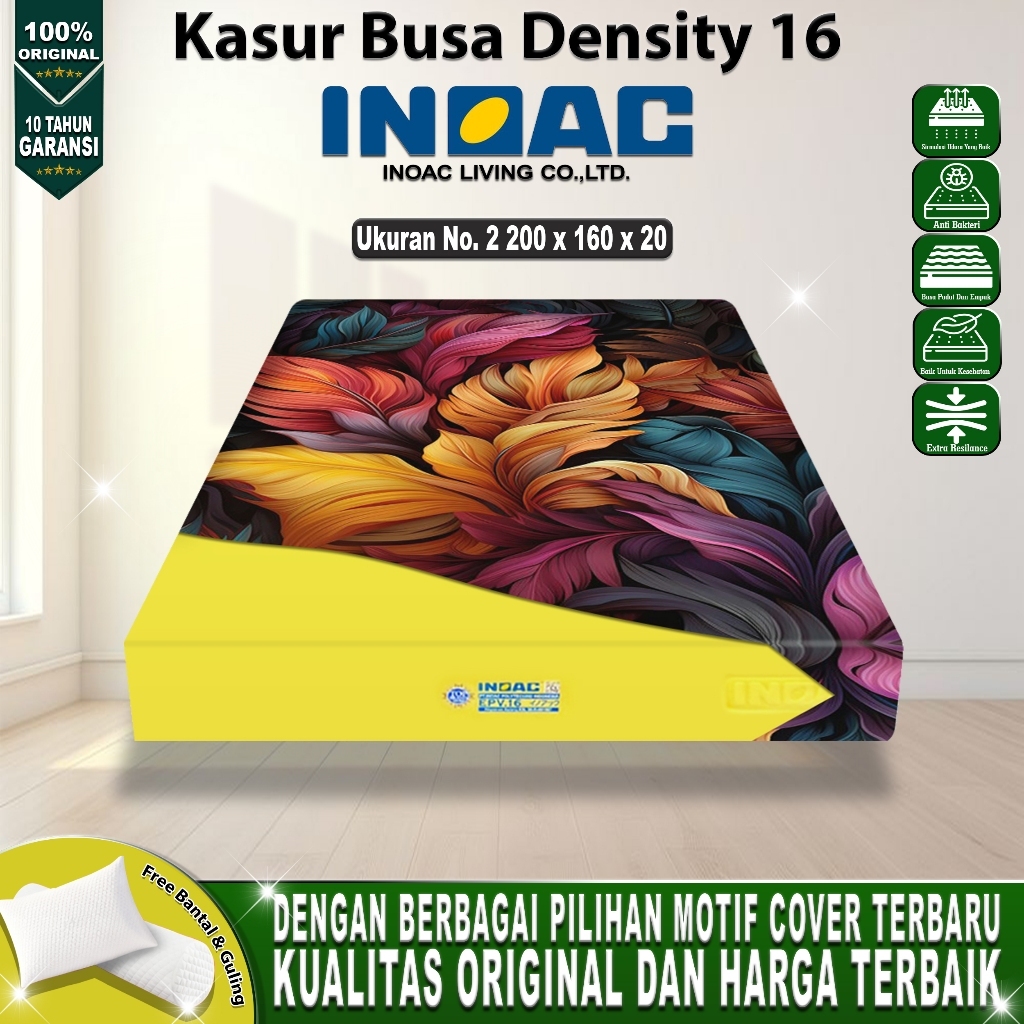 [ 200x160x20 ] Kasur Busa Matras No. 2 INOAC EPV D16 Garansi 10 Tahun