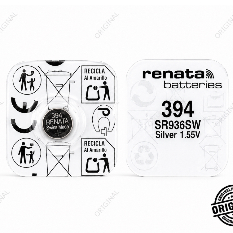 Grosir ( 936 RENATA ) SR936SW Baterai Jam Tangan SR936SW 394 936 Baterai Swiss Renata 1.55V