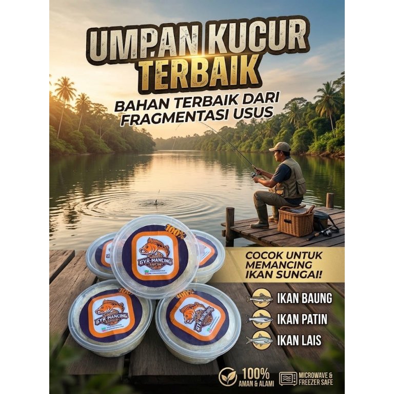 UMPAN KUCUR GYR -MANCING SUNGAI PATIN,BAUNG,LAIS