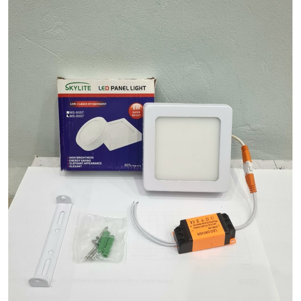 LED PANEL SKYLITE PETAK 6W OB PUTIH