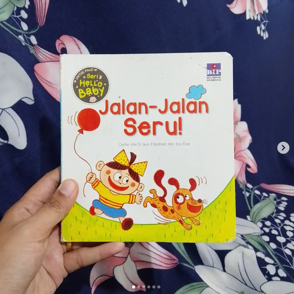 Paket 3 Buku Boardbook Anak BIP Seri Hello Baby Untuk PAUD