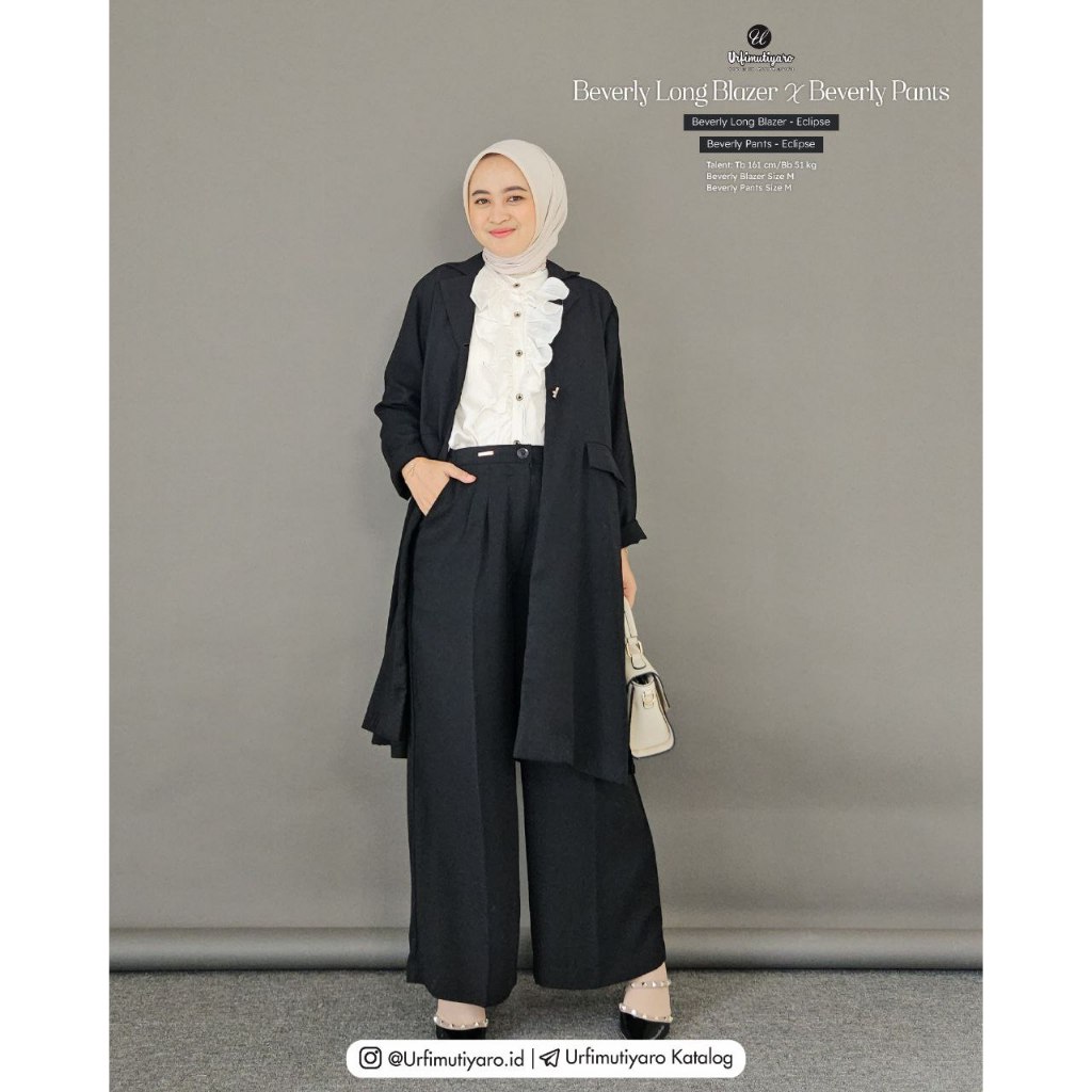 BEVERLY LONG BLAZER x PANTS