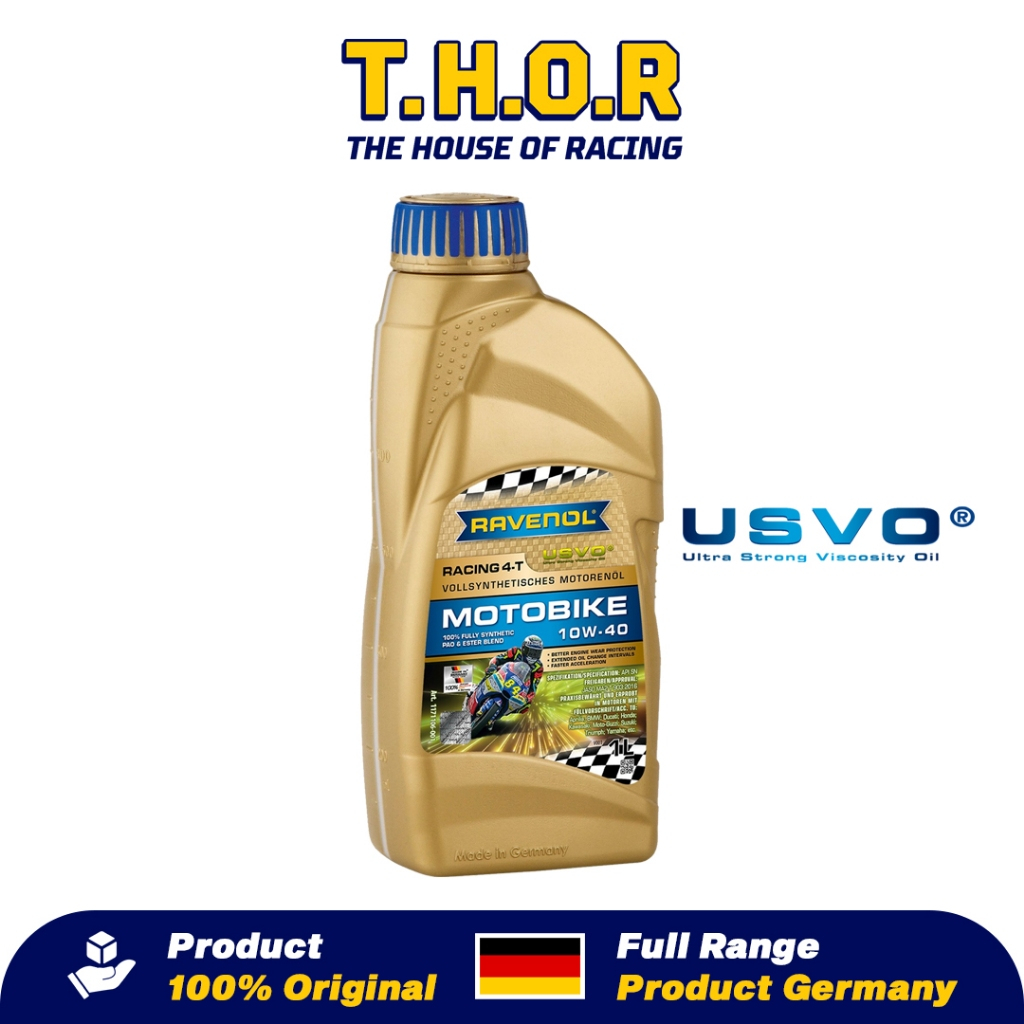 OLI MOTOR RAVENOL MOTOBIKE RACING 4-T 10W-40 1L (Made in Germany)