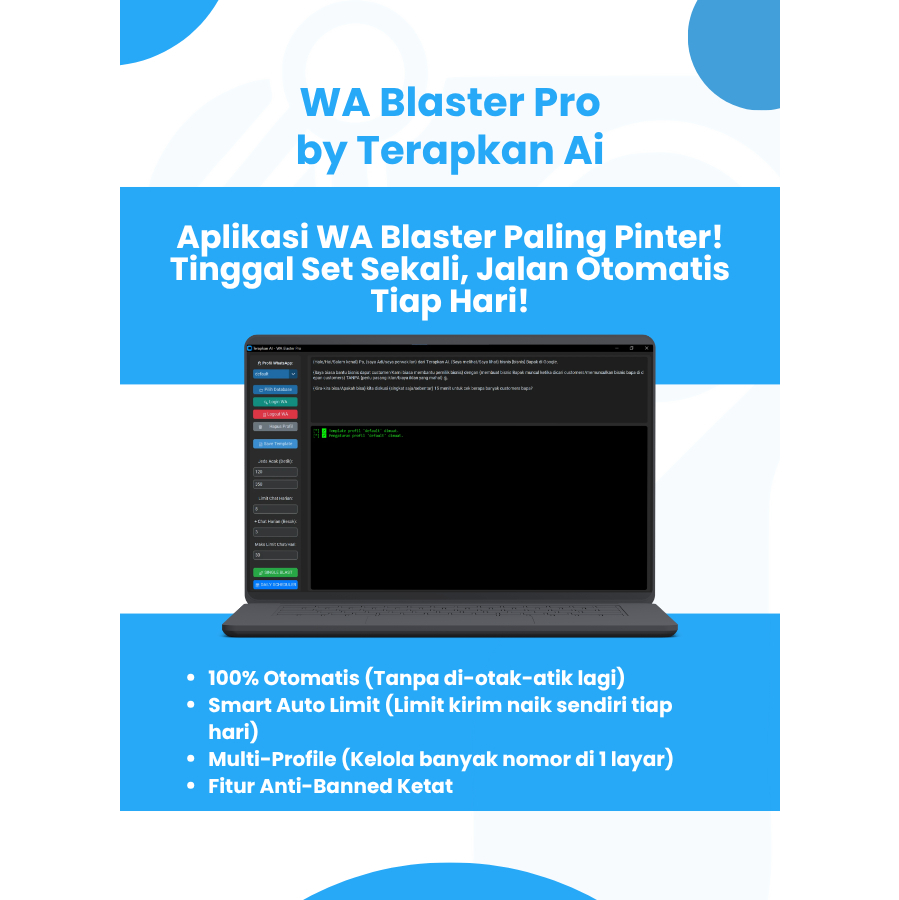 WA Blaster Pro - Terapkan Ai
