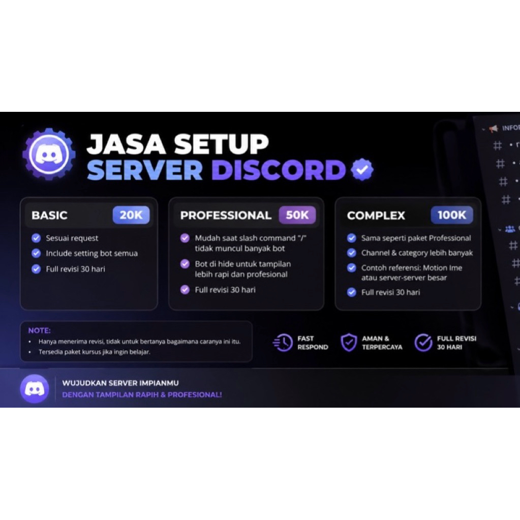Jasa Setup Server Discord