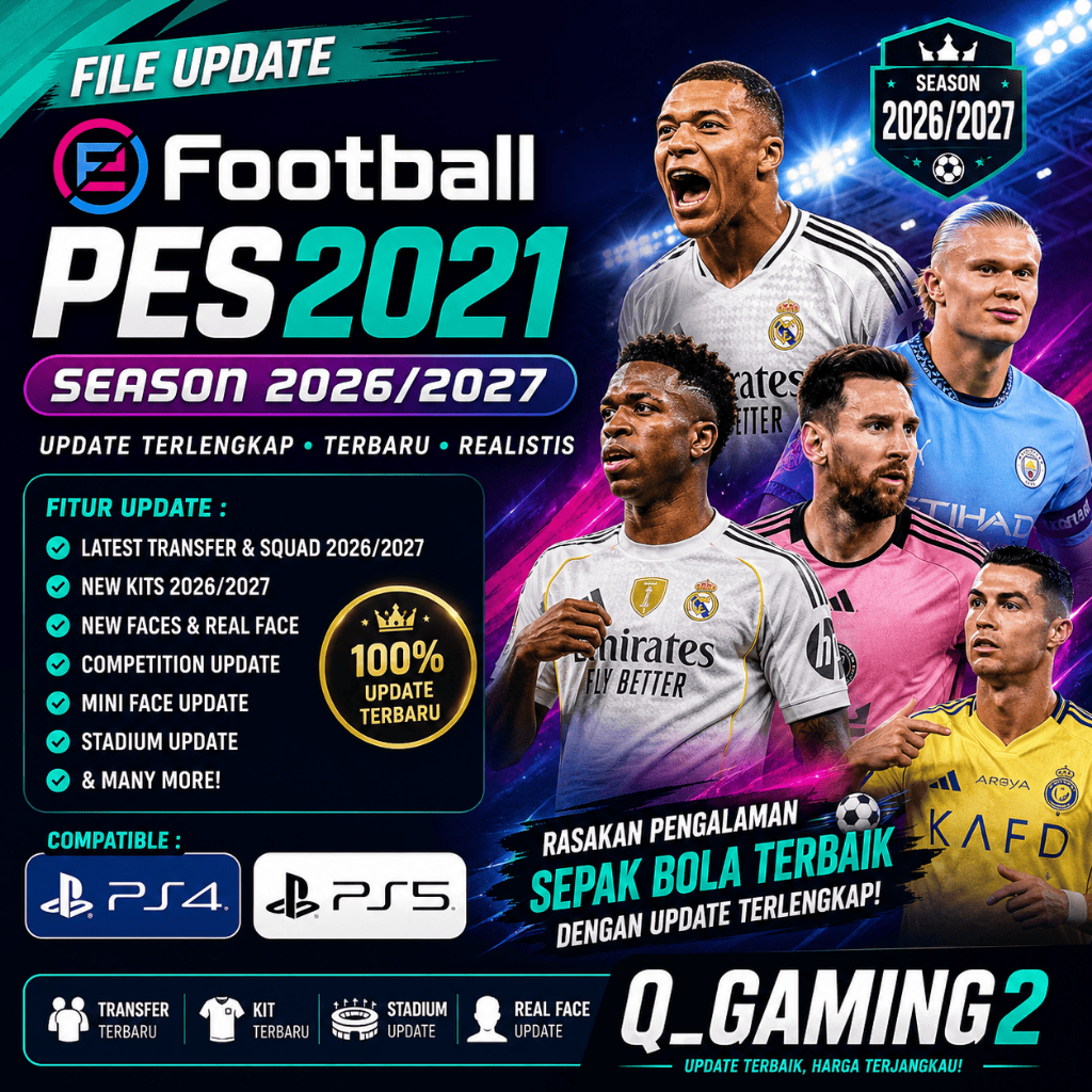 File Update PES 2021 Patch Update PS4/PS5