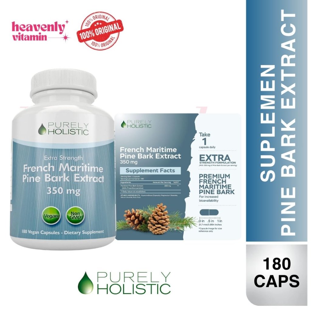 Purely Holistic Extra Strenght French Maritime Pine Bark Extract - 180