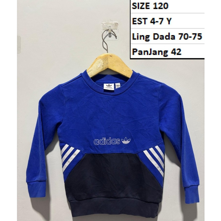 ADIDAS-Trifoil Sweater Crewneck CN Anak Premium Second Preloved